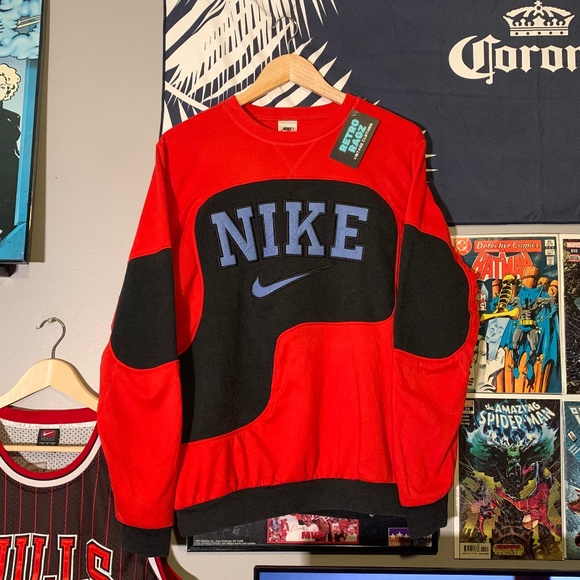 Custom Nike Rework Crewneck - Picture 1 of 5